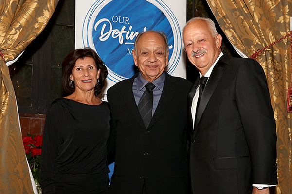 Evy Morales, Cheech Marin and President Tomás D. Morales