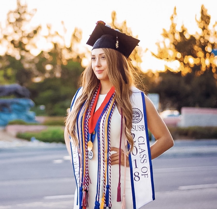 Picture of Cindy in Graduation Regala 