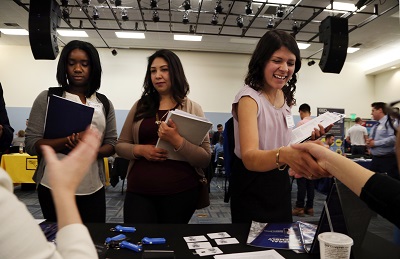 Students at Career Fair