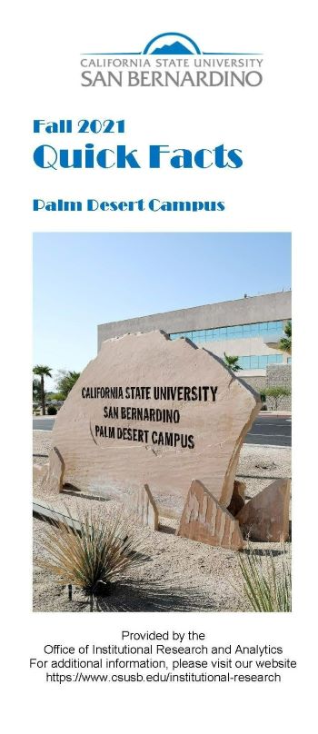 Fall 2021 PDC Quick Facts