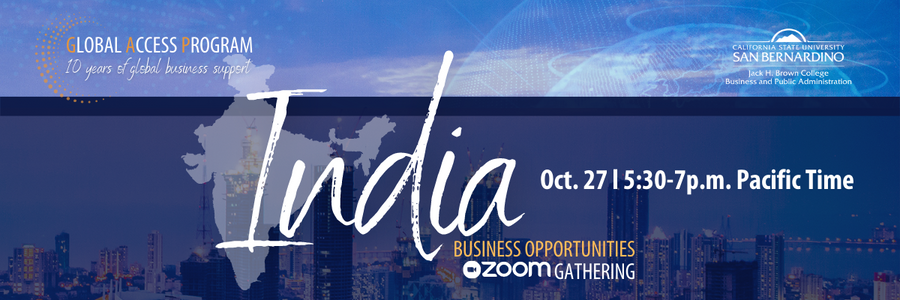 GAP India Business Opportunities Oct. 27