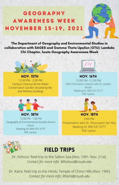 geography awareness week flyer