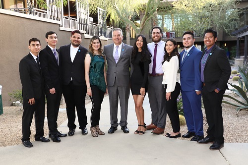 Students at the Gala