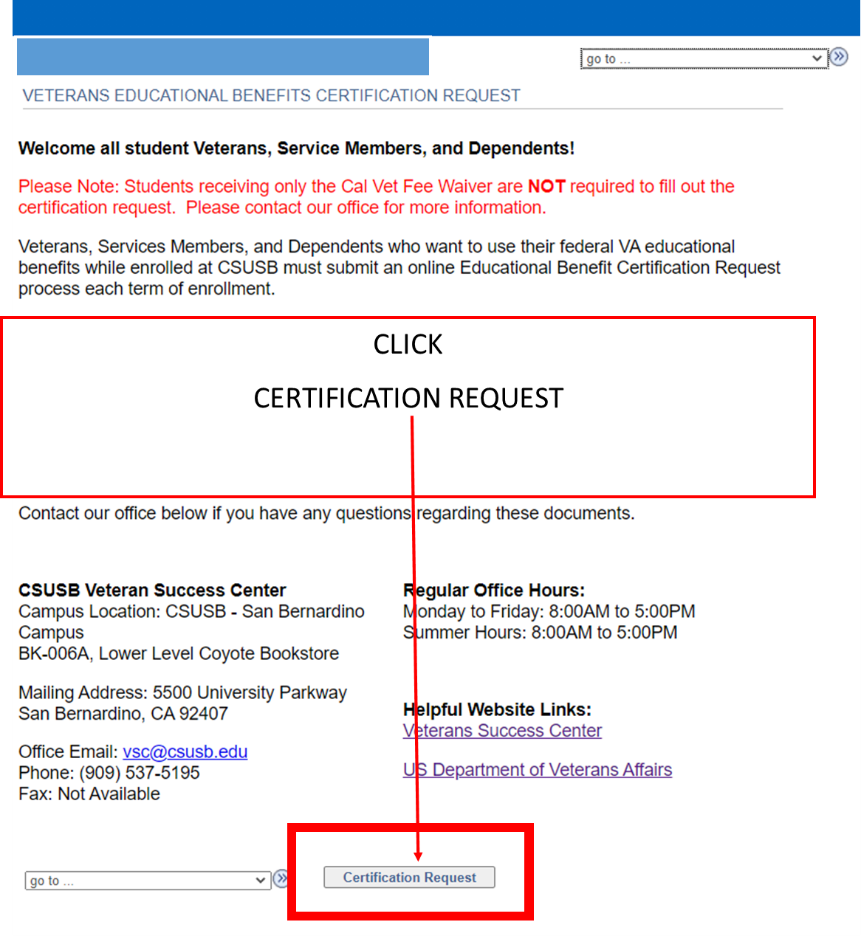 certification request