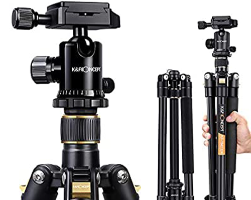 tripod with closeup view