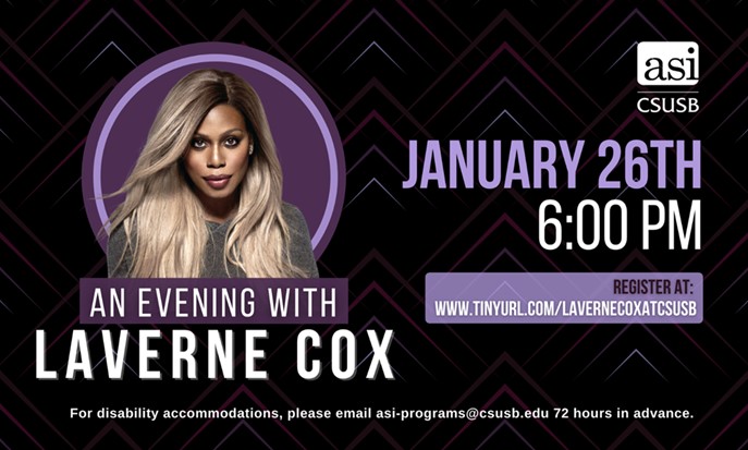 ASI Presents: A night with Laverne Cox