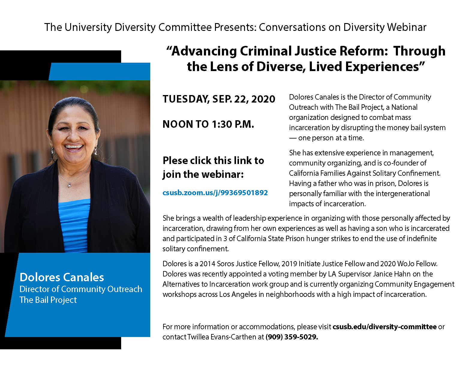 Flyer for Conversations on Diversity