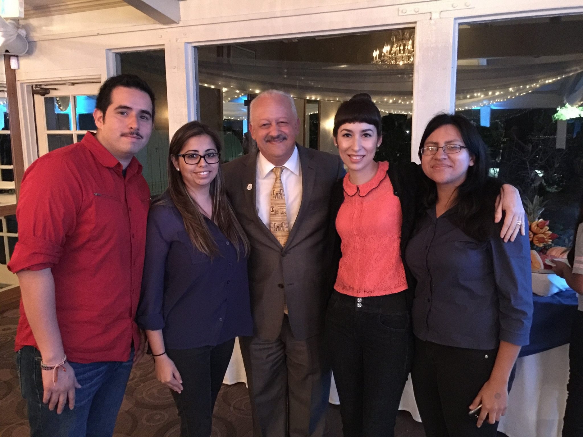 Los Amigos Members with Dr. Morales