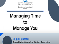 Snipping of title page of Managing Time to Manage You