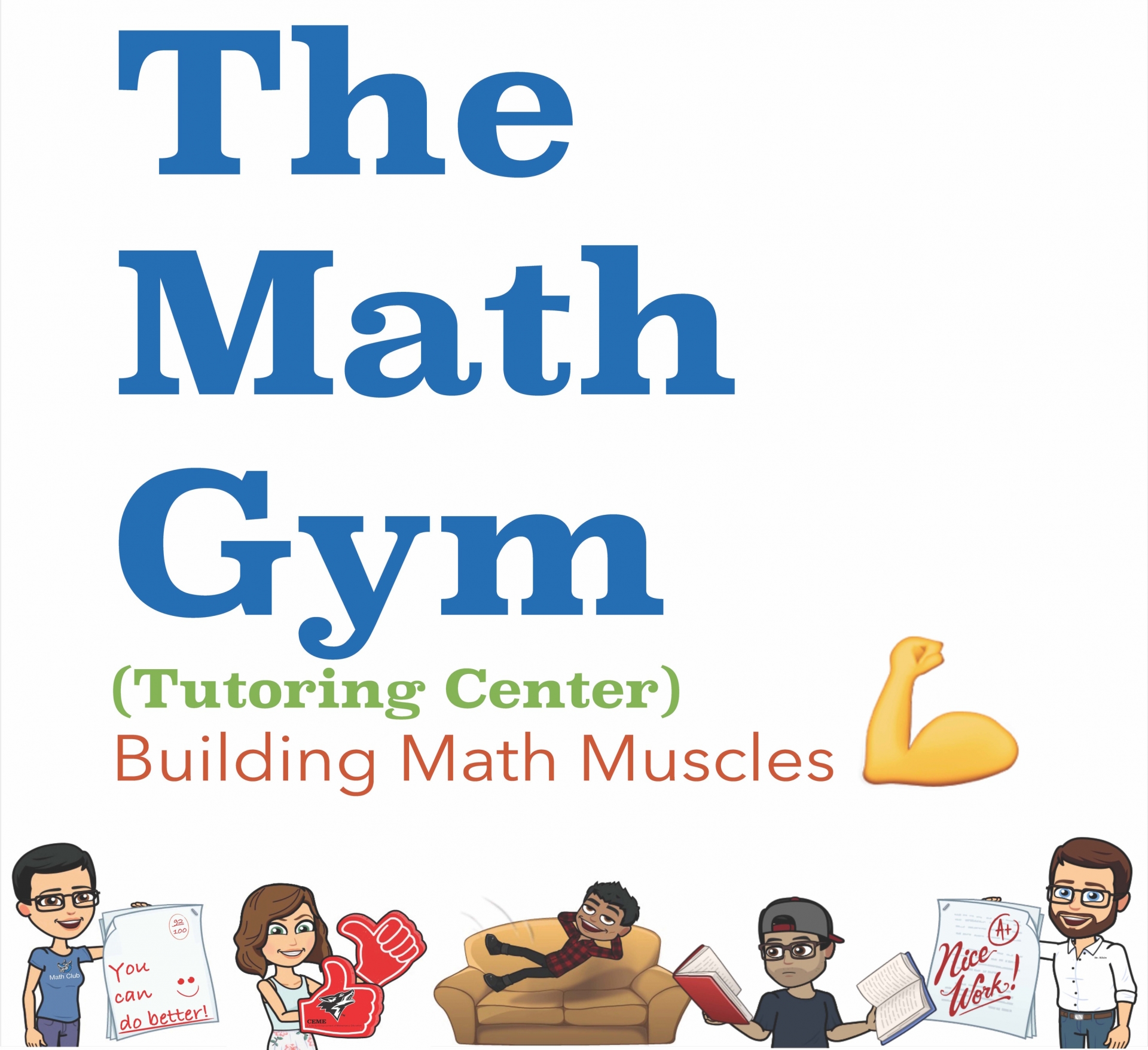 A poster for the math gym