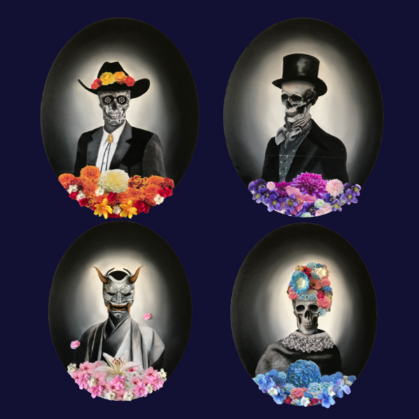 Paintings of day of the dead