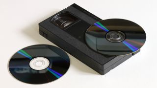 VHS Tape and DVDs