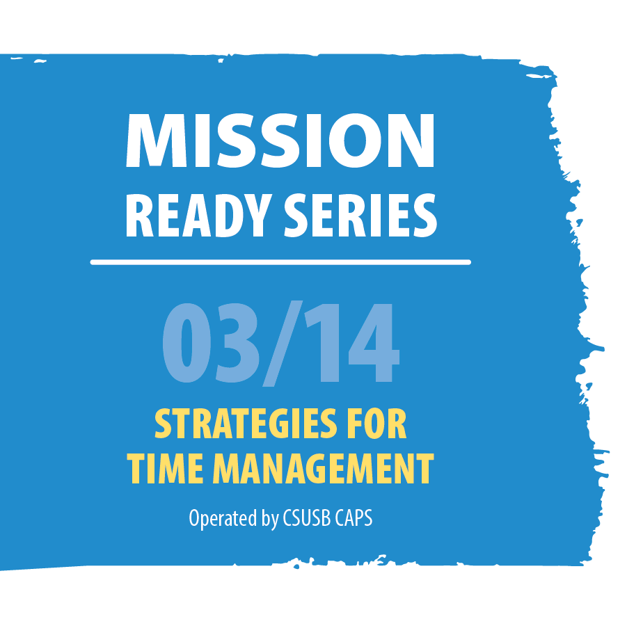 Mission Ready Series Time Management