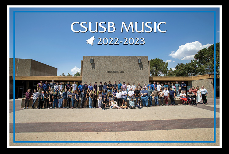 CSUSB Music Photo Class of 2022-2023