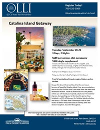 Catalina trip flyer