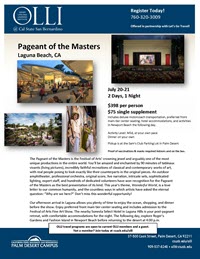 Pageant of the Masters flyer