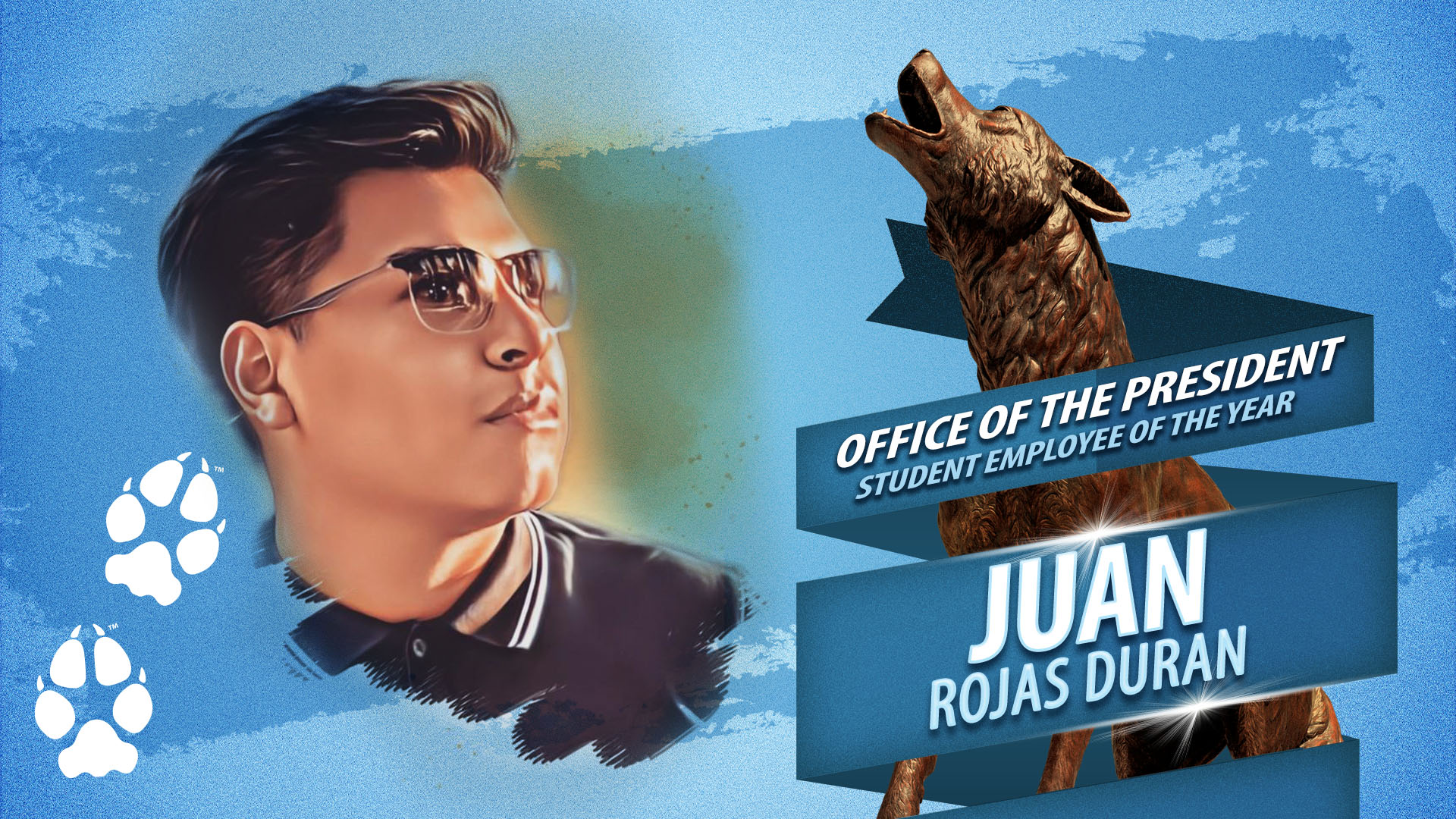 Outstanding Student Employee of the Year for the Office of the President Juan Rojas Duran