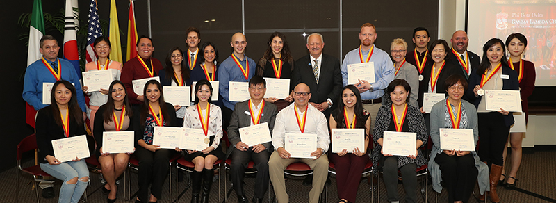 Phi Beta Delta 2018 Induction