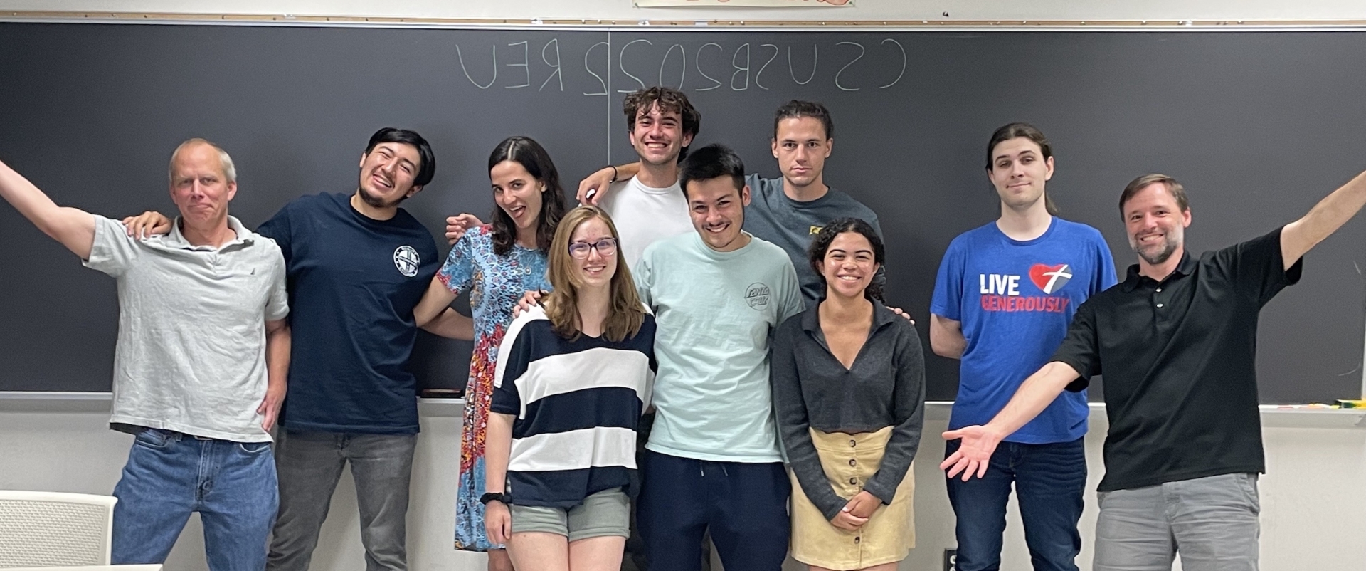 CSUSB Summer REU Group Photo 2022