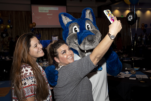 Photo of Cody the Coyote and guests