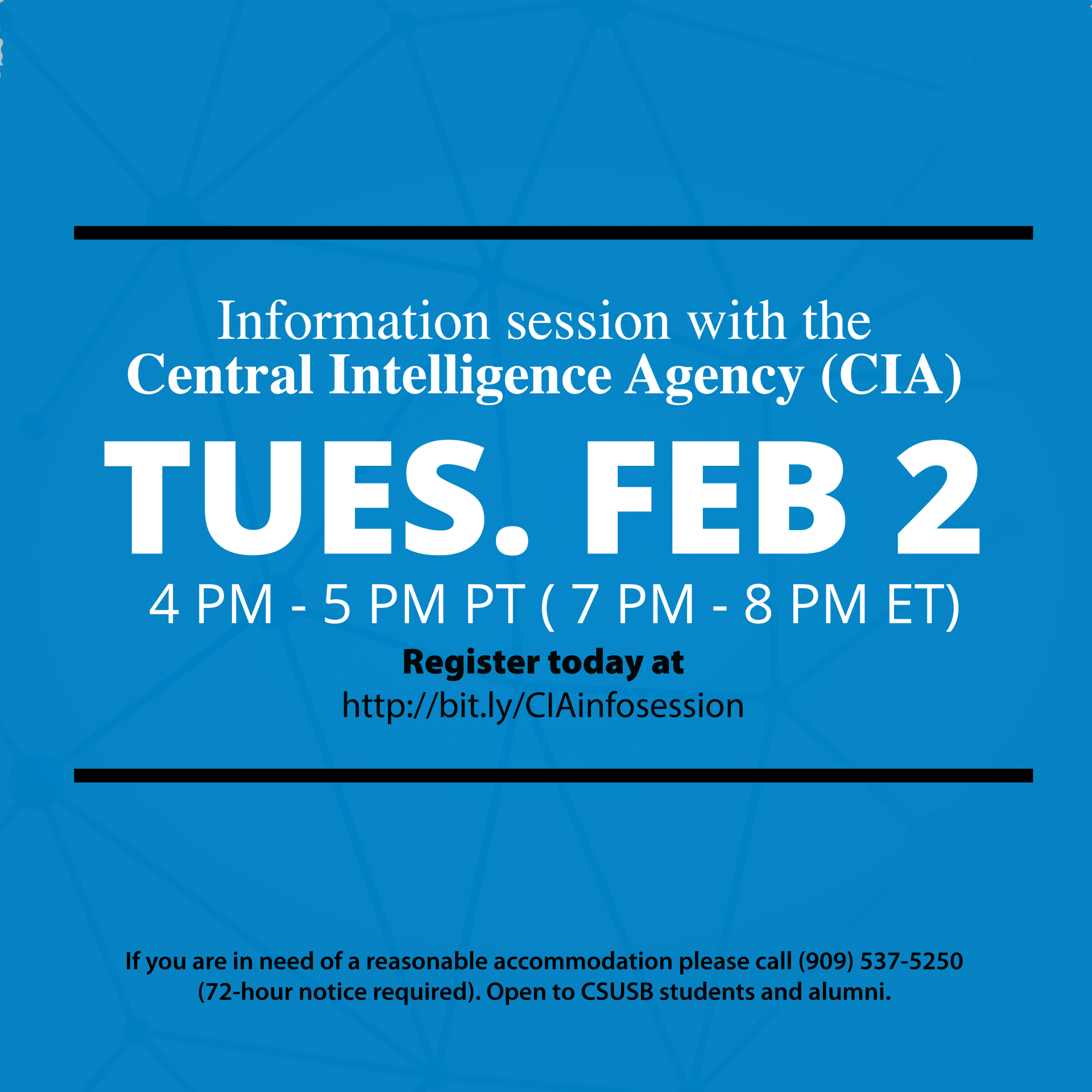 CIA Event Feb. 2