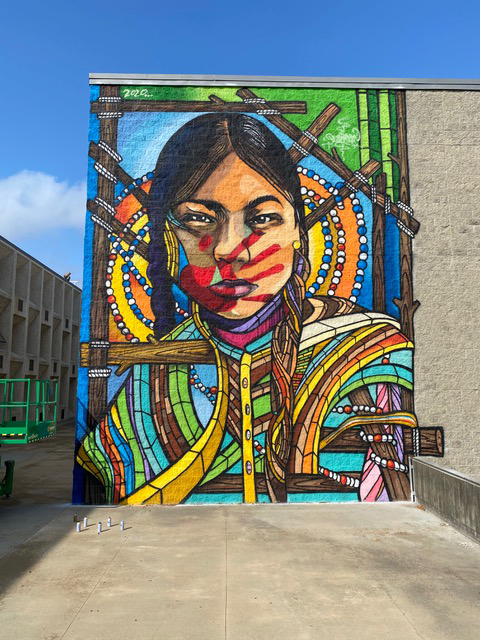 Sangre Indigena mural