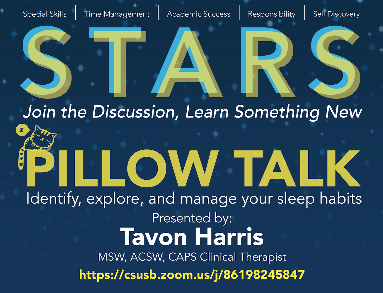 S.T.A.R.S. Pillow Talk Event