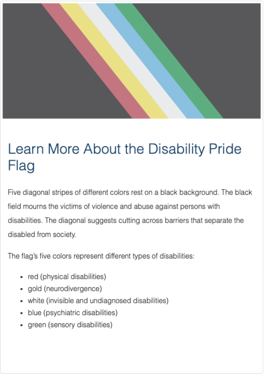 Disability Pride Flag