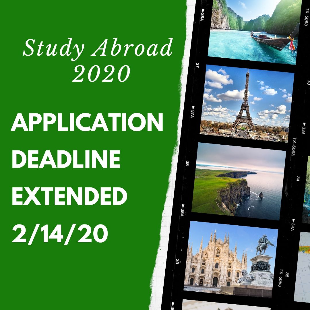 Education Abroad Application Deadline Feb. 14