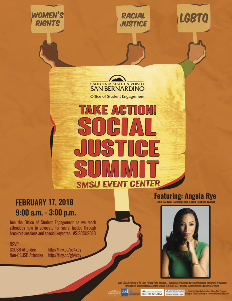 Social Justice Summit at Cal State San Bernardino to offer insightful breakout sessions and keynote speakers