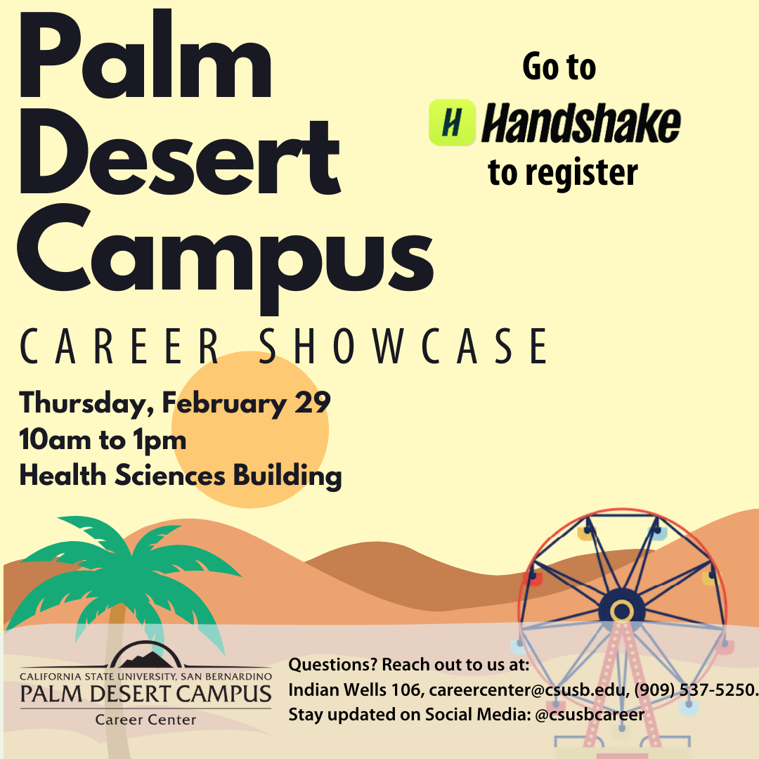 Palm Desert Campus Career Showcase