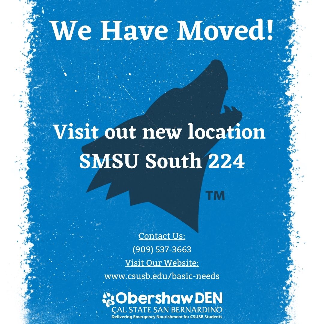Me have moved! Visit our new location at SMSU South 224