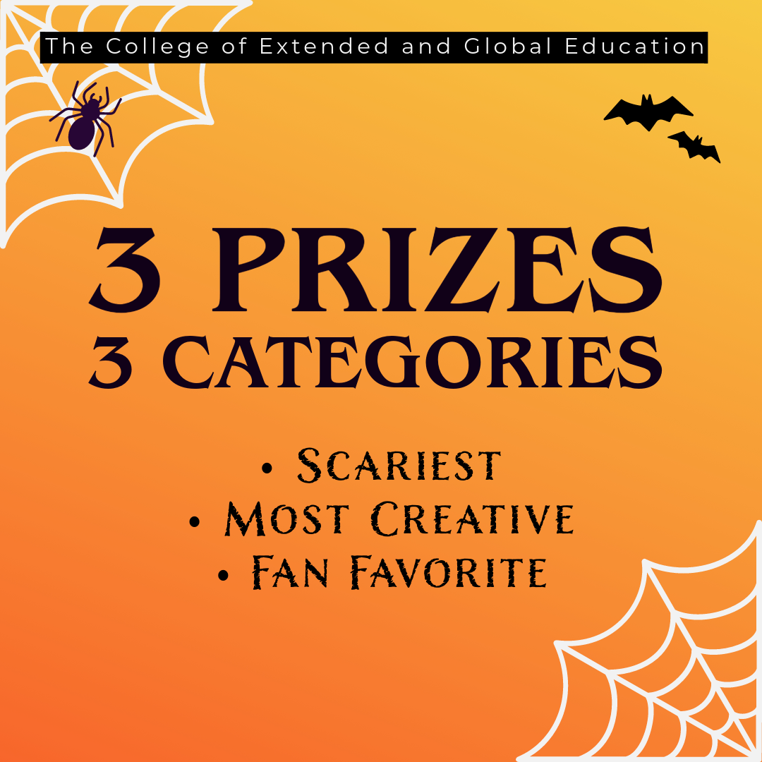 3 prizes, 3 categories, Scariest, Most Creative, Fan Favorite
