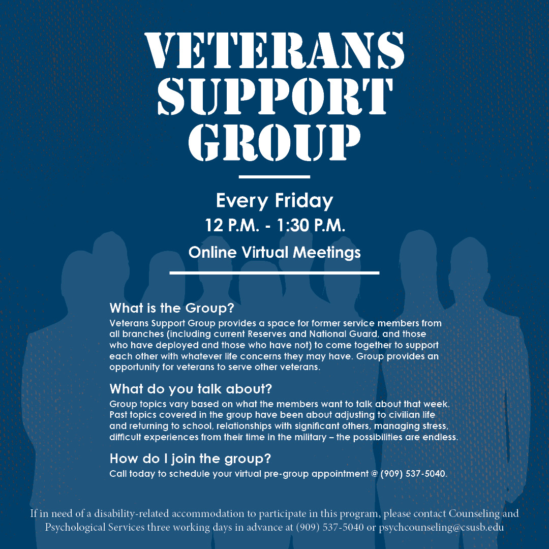 Veterans Support Group Flyer