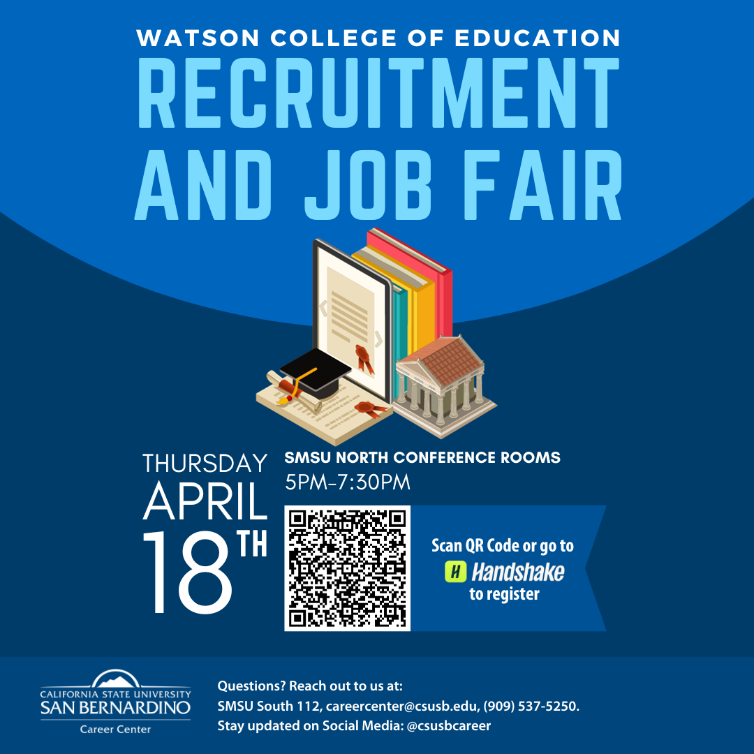 Watson College of Education Recruitment and Job Fair