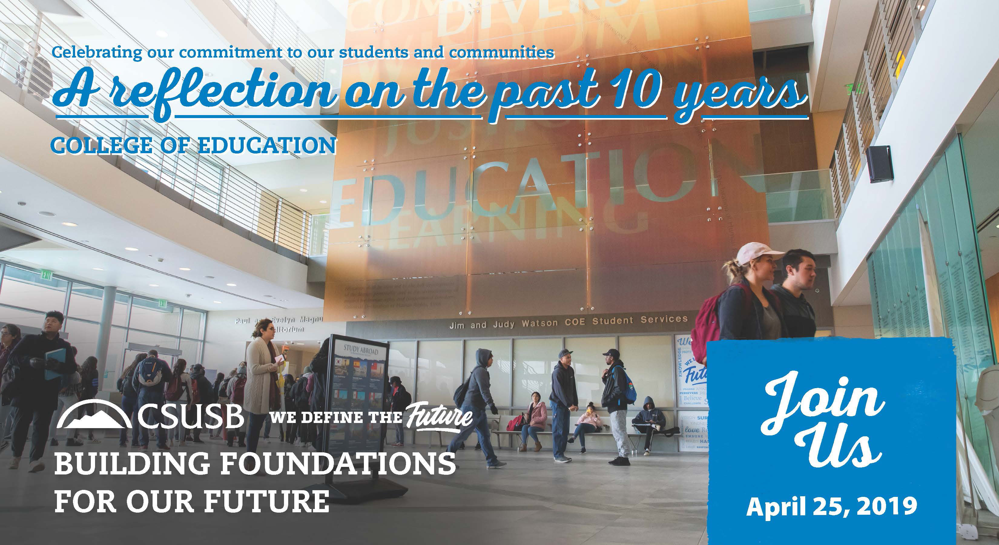 CSUSB College of Education hosts open house on April 25
