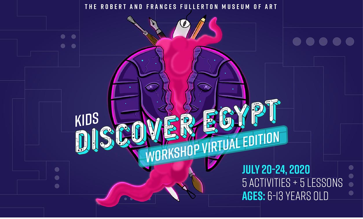Kids Discover Egypt workshop flier