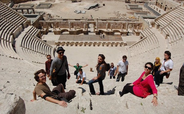 Group photo in Jordan