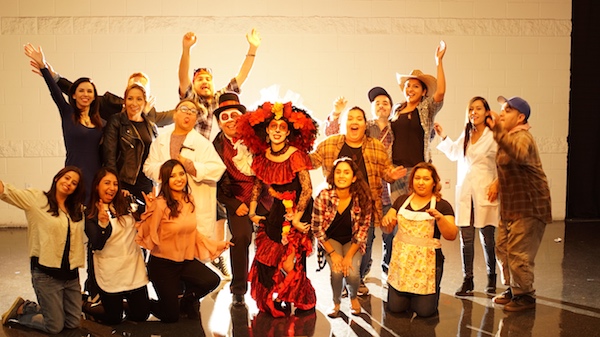 Group photo Acto Latino play November 2018