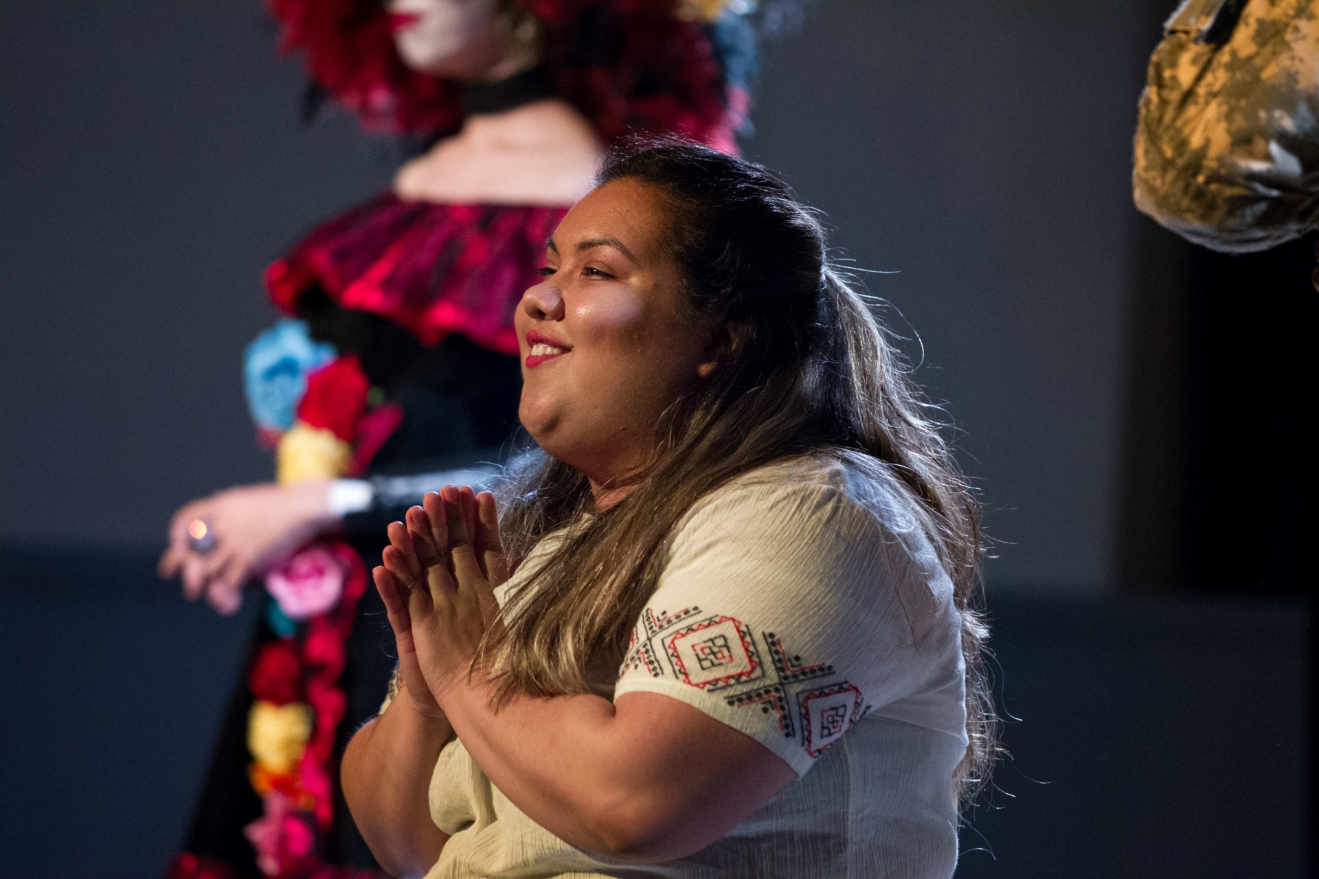 Melissa Osorio in a scene from El Soldado Razo