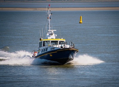 Patrol Boat on water