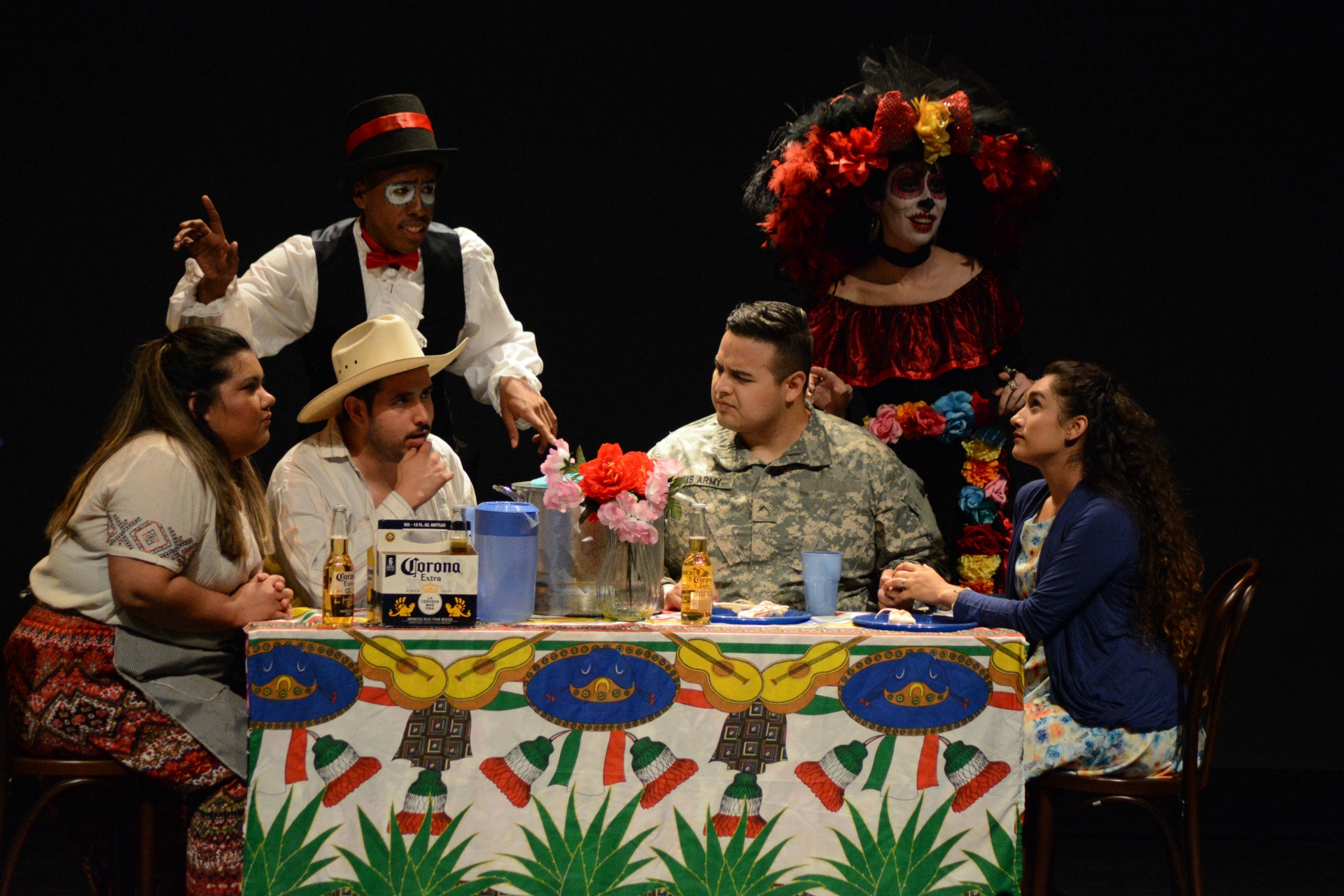 Another scene from El Soldado Razo Performance at CSUSB