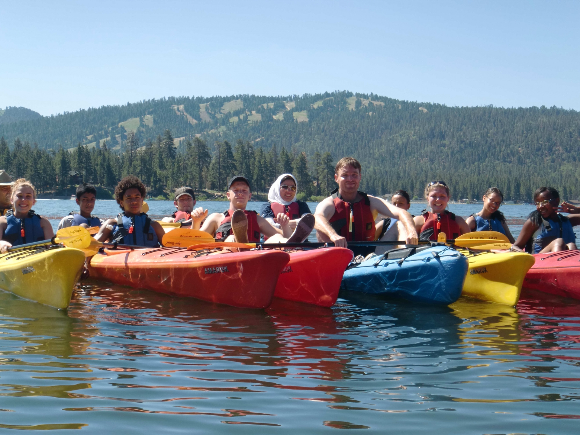 Arabic group kayak