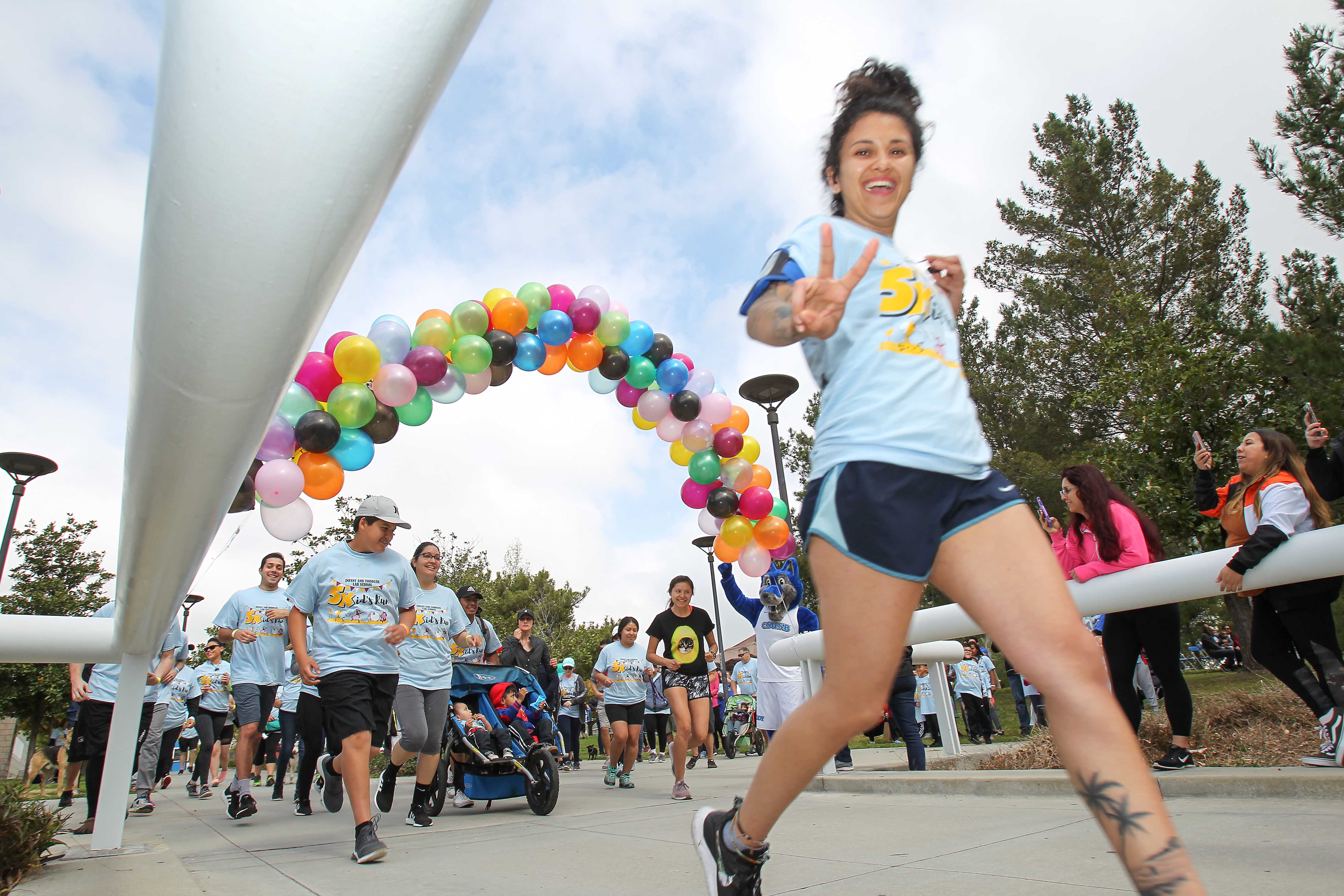 Cal State San Bernardino hosted its second annual 5Kid’s Run on April 6 to benefit the university’s Infant and Toddler Lab School.