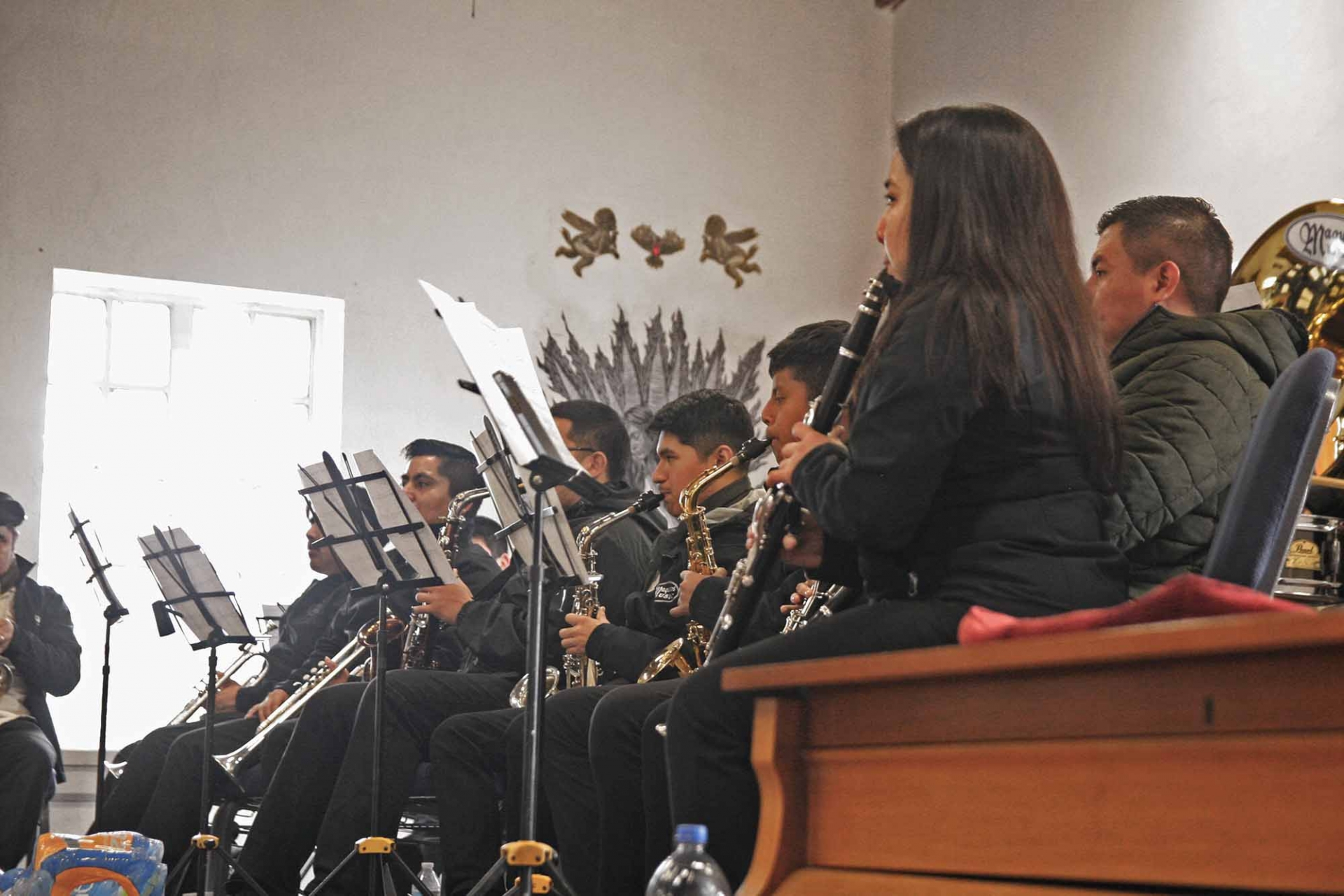 Academia Maqueos, a Oaxacan ensemble from Los Angeles, performs.