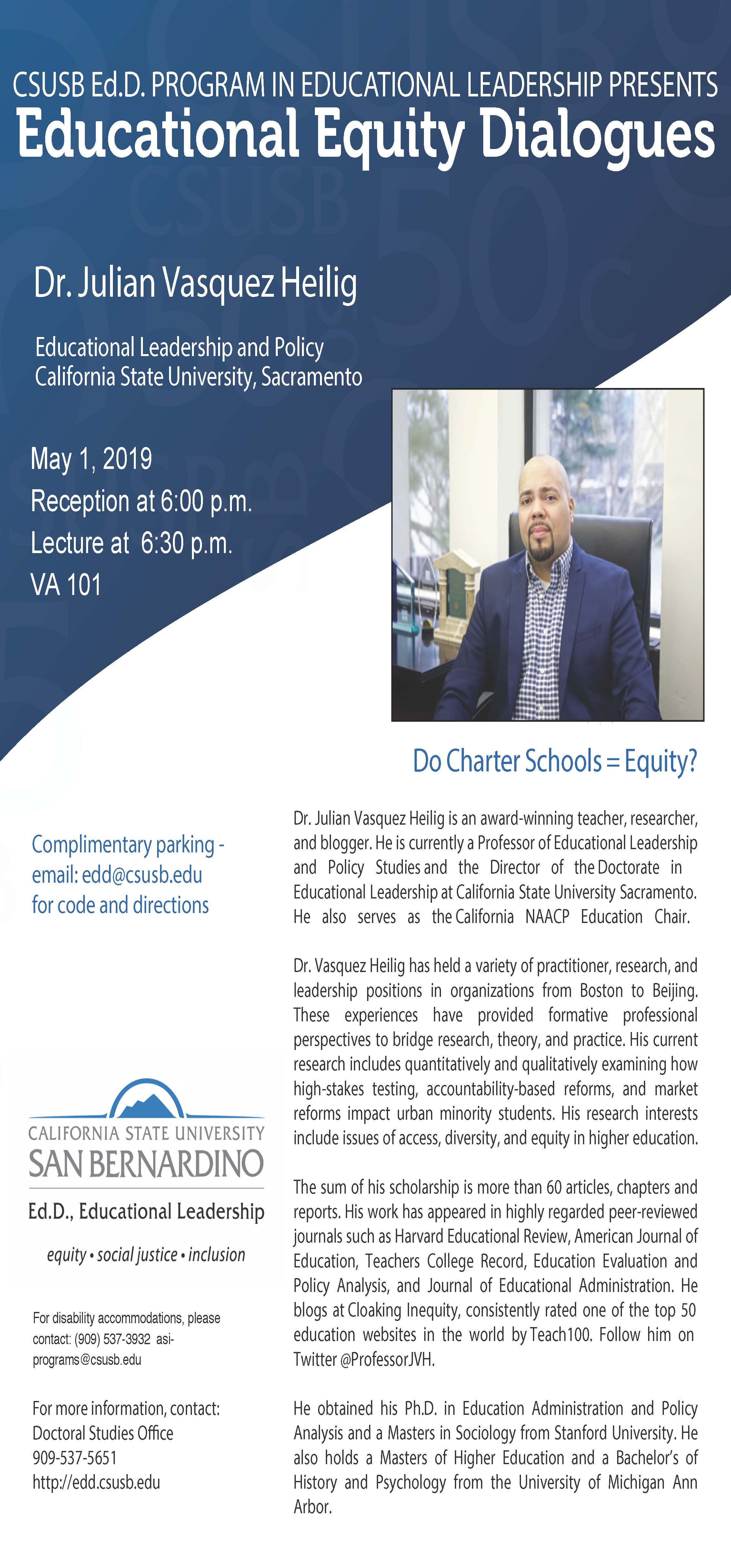 CSUSB Doctorate in Educational Leadership program hosts Educational Equity Dialogues