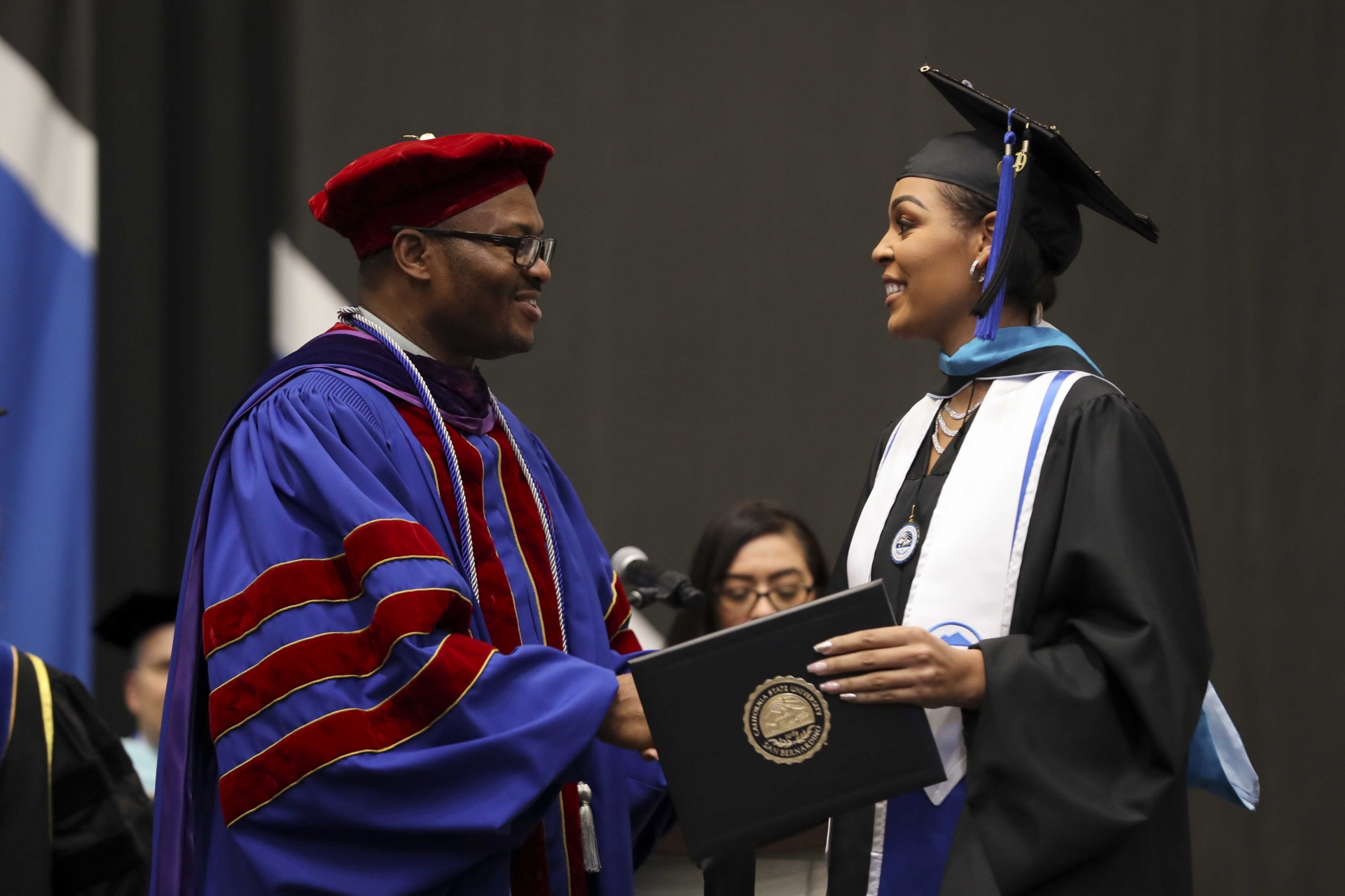 COE Dean Chinaka DomNwachukwu at Commencement