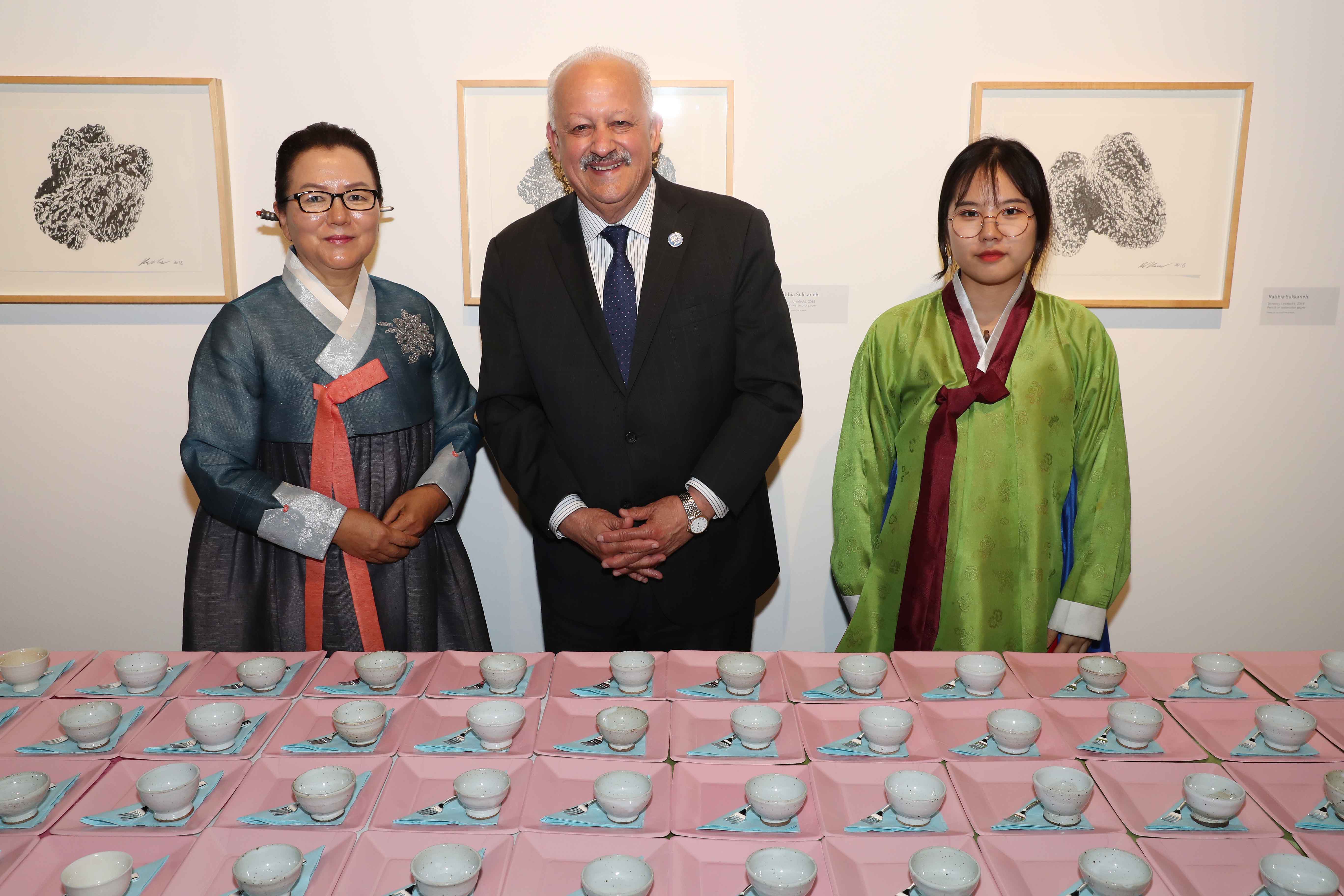 The Robert and Frances Fullerton Museum of Art (RAFFMA) at Cal State San Bernardino hosted a traditional Korean tea ceremony on March 7