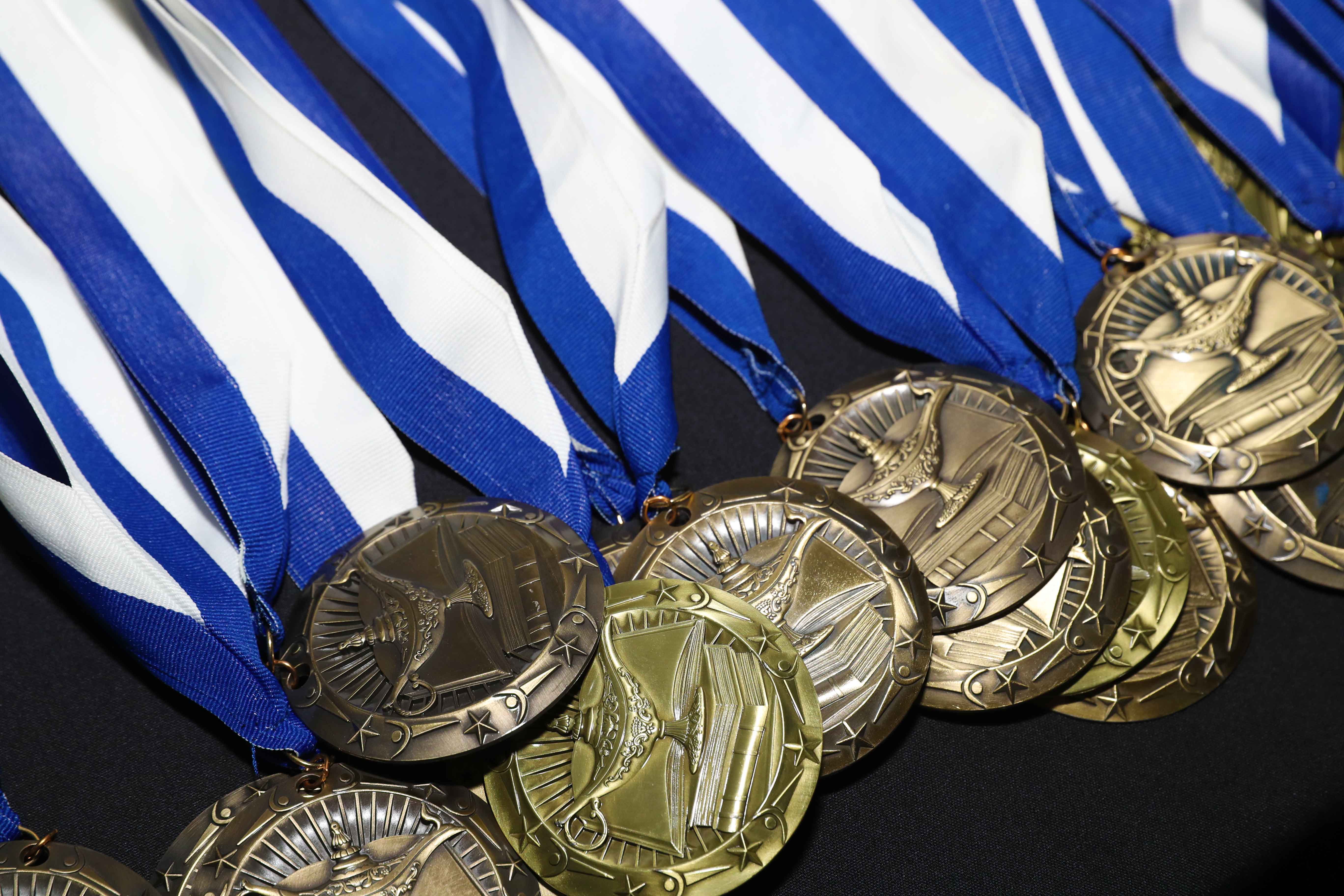 The seniors were presented with a special University Honors Program medallion and certificate acknowledging their completion of the program. The seniors were presented with a special University Honors Program medallion and certificate acknowledging their completion of the program.