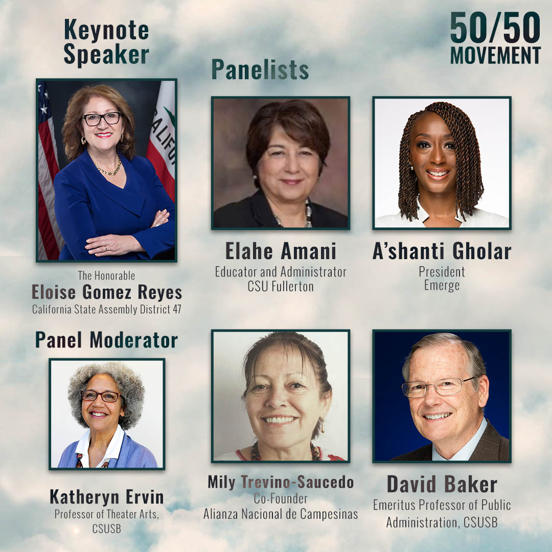 50-50 Movement 2020 speakers
